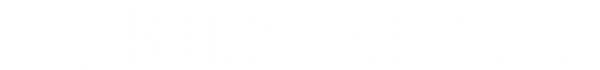 Brantley Gilbert logo - white